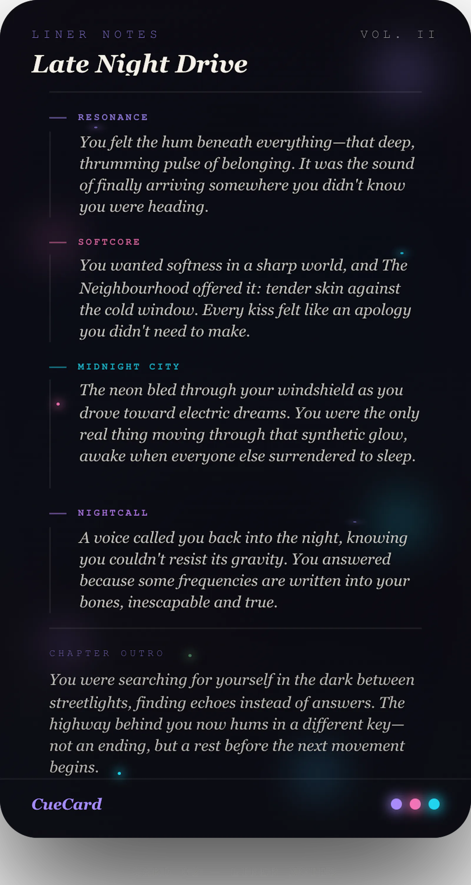 CueCard — Archive Your Era screenshot 3