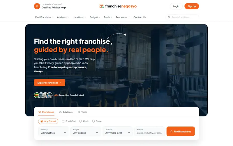 FranchiseNegosyo screenshot 1