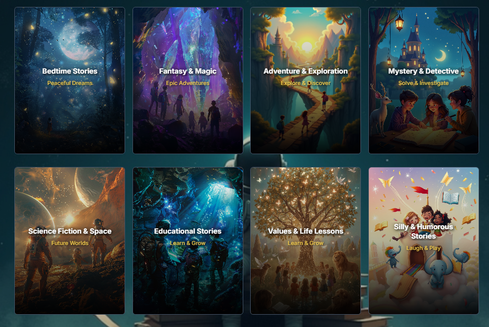 Tale Forge - AI-aangedreven interactieve verhalen voor het slapengaan voor gezinnen media 6