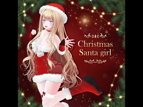 Moe Christmas Santa Girl VRC 3D Item!  gallery image