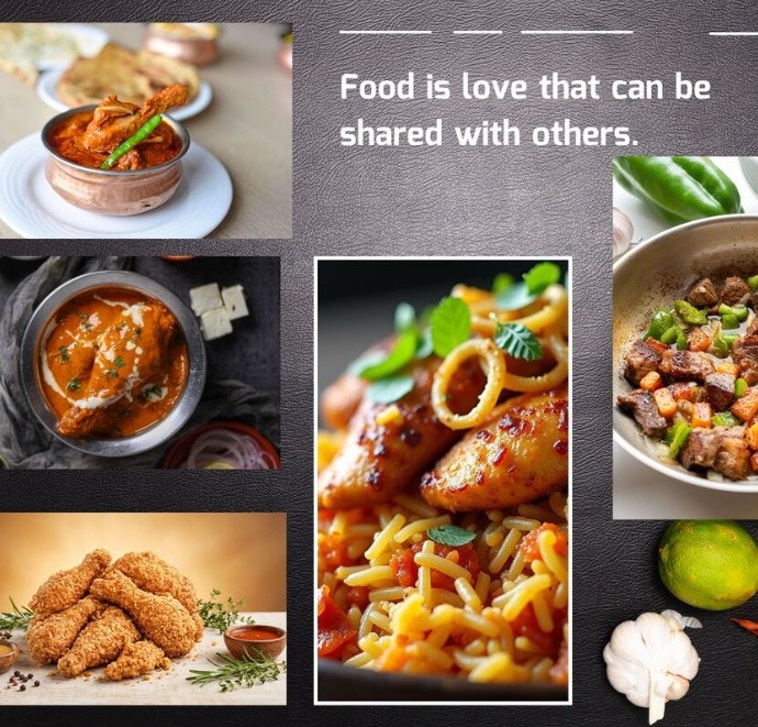 Canva Editable Food Template 