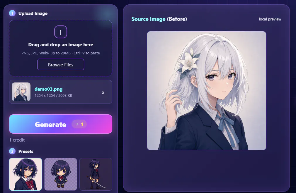 AniPixel AI gallery image