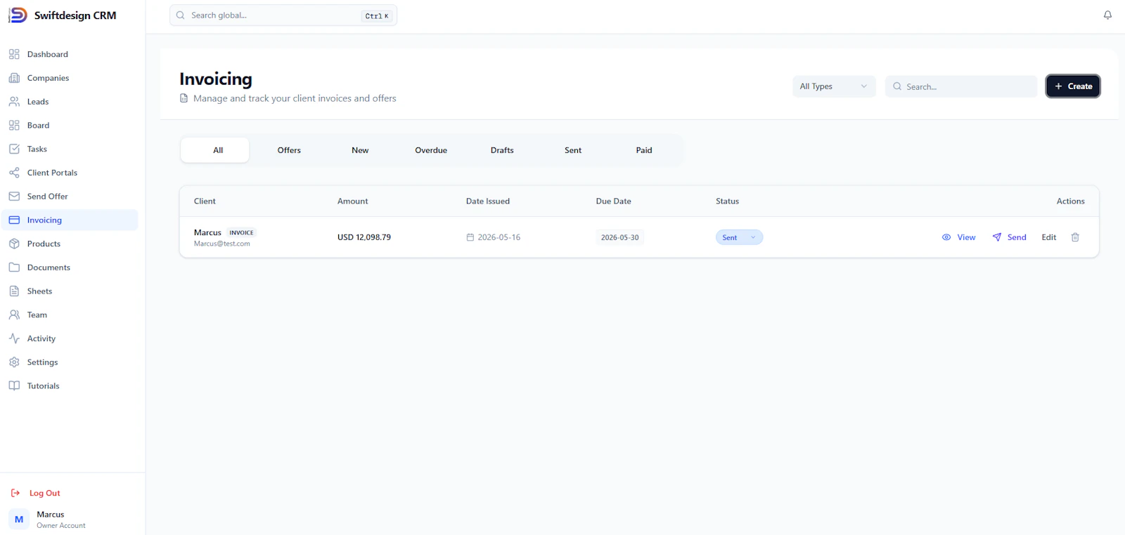SwiftDesign CRM screenshot 9