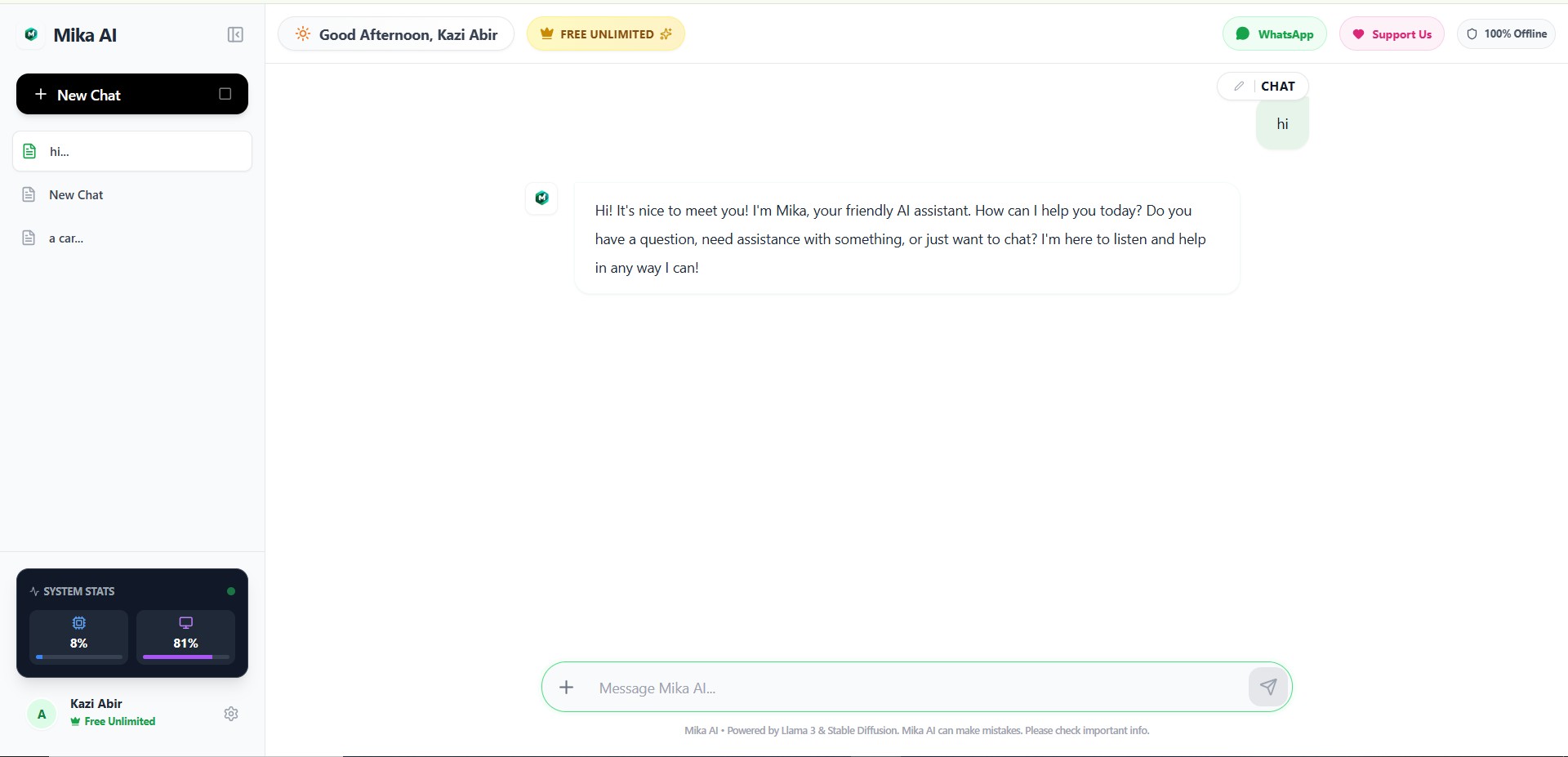 Mika AI gallery image