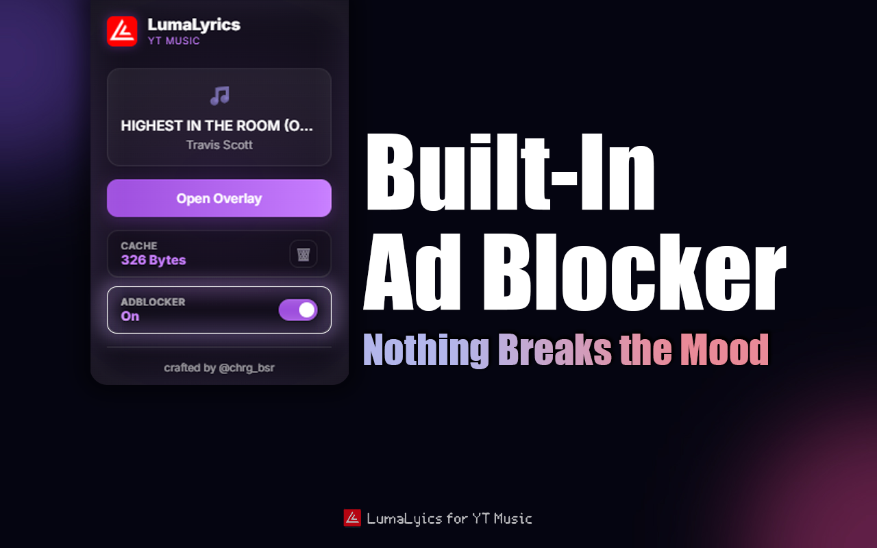 LumaLyrics - Screenshot 4 showing product features and functionality