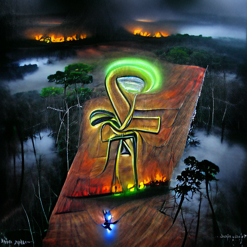 Pharaoh Ankh AI Generated Art media 3