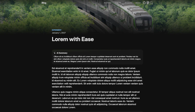 Hexo Theme Cupertino screenshot 4