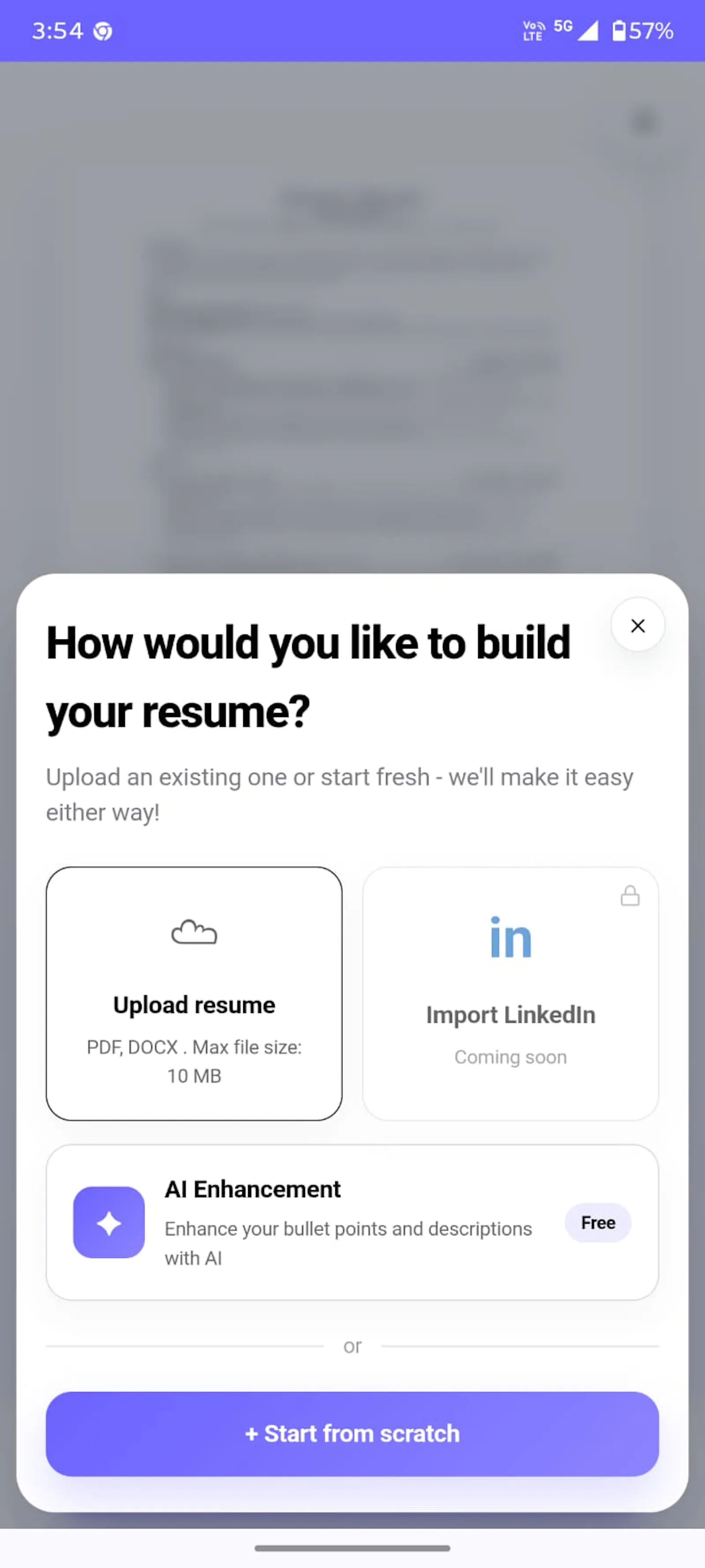 ResumeLab screenshot 1
