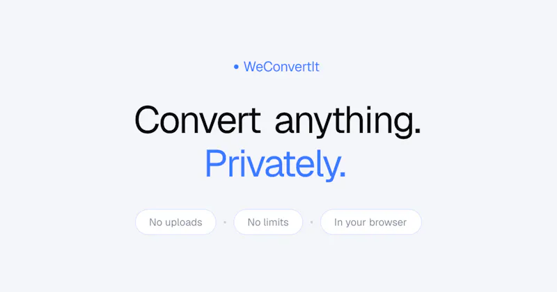 WeConvertIt screenshot 2