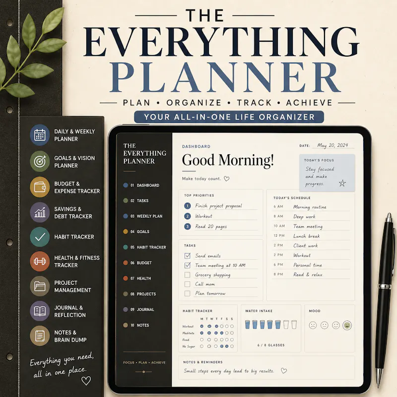 The Everything Planner | One Notion Work screenshot 2