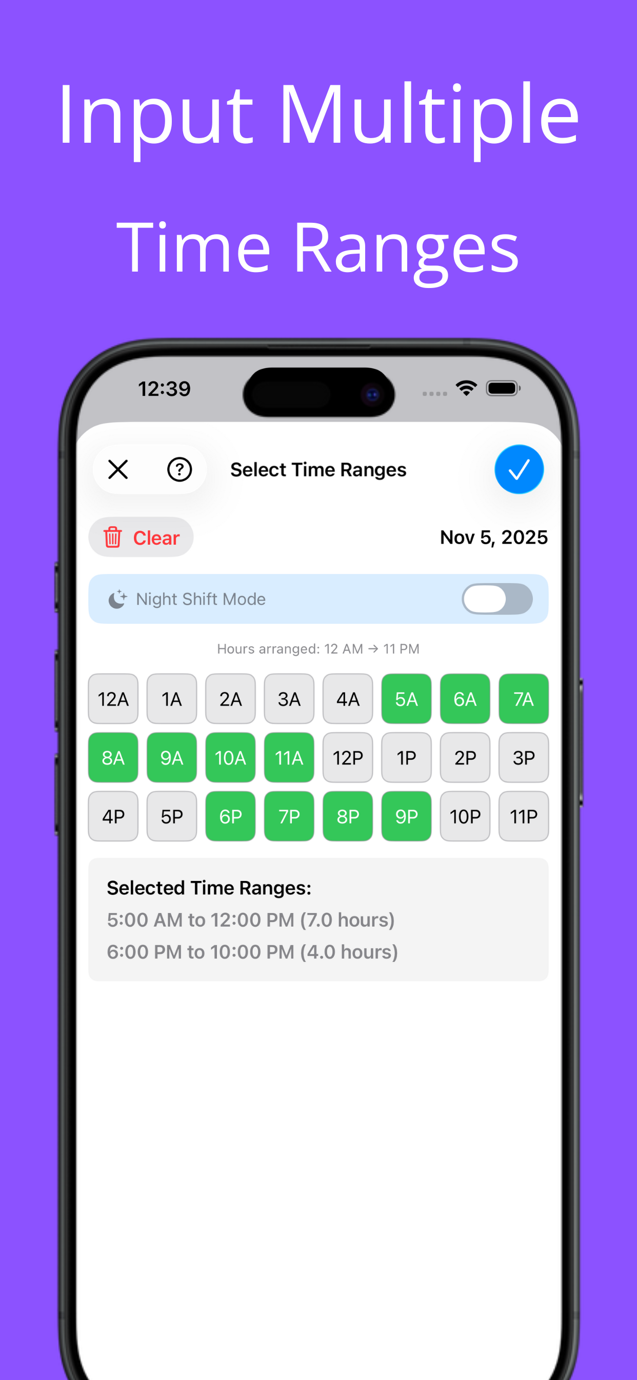 Hours Tracker - HourStreaks - Screenshot 2 preview