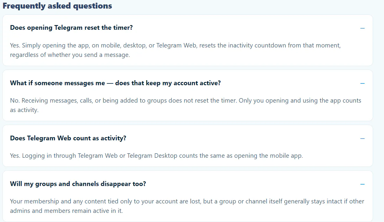 Telegram Inactivity Calculator gallery image