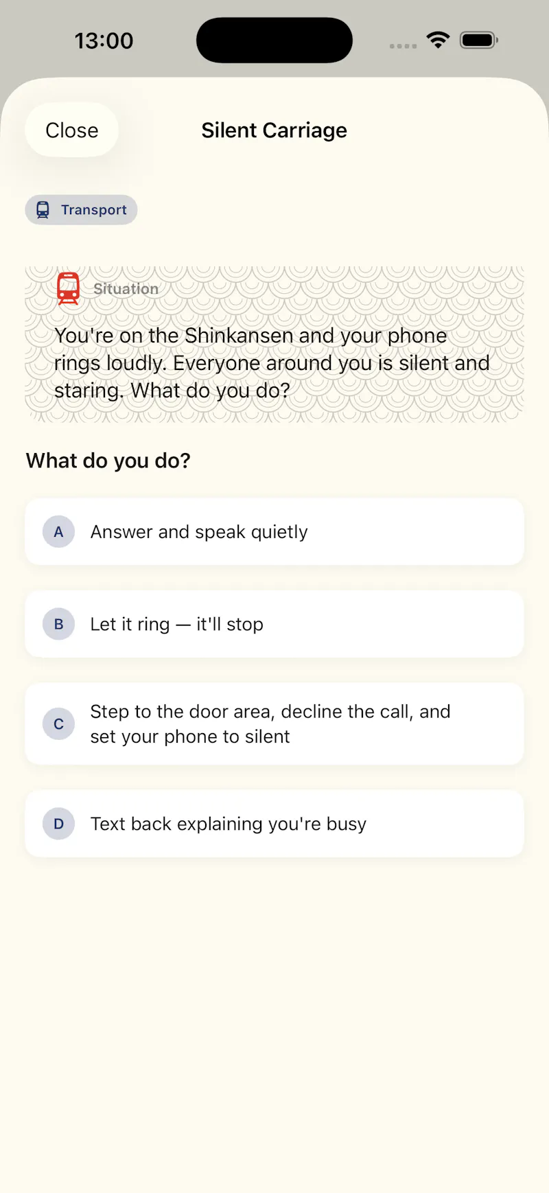 ComeToJapan screenshot 1