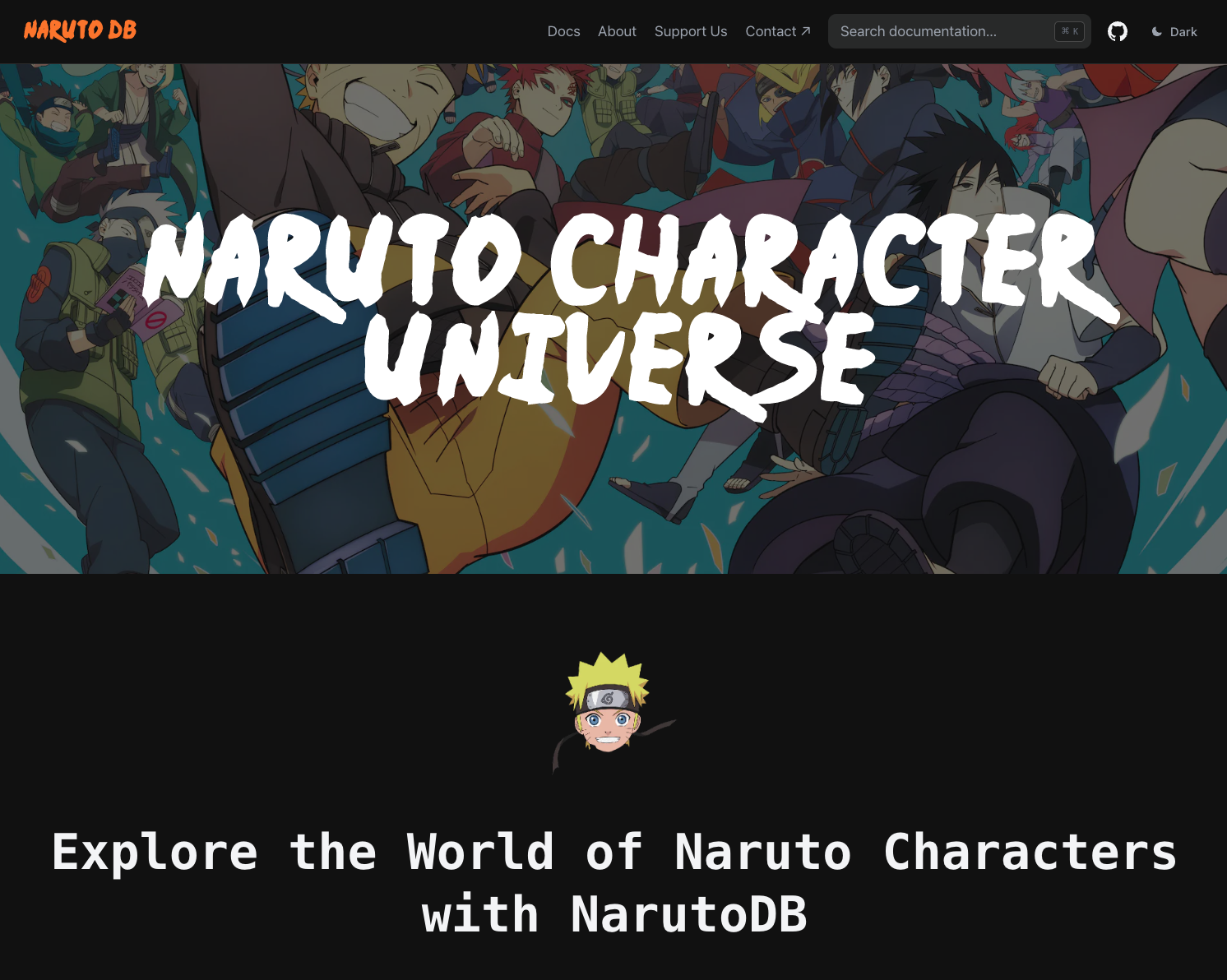 Narutodb - 世界上最全面的火影忍者角色公共API media 1