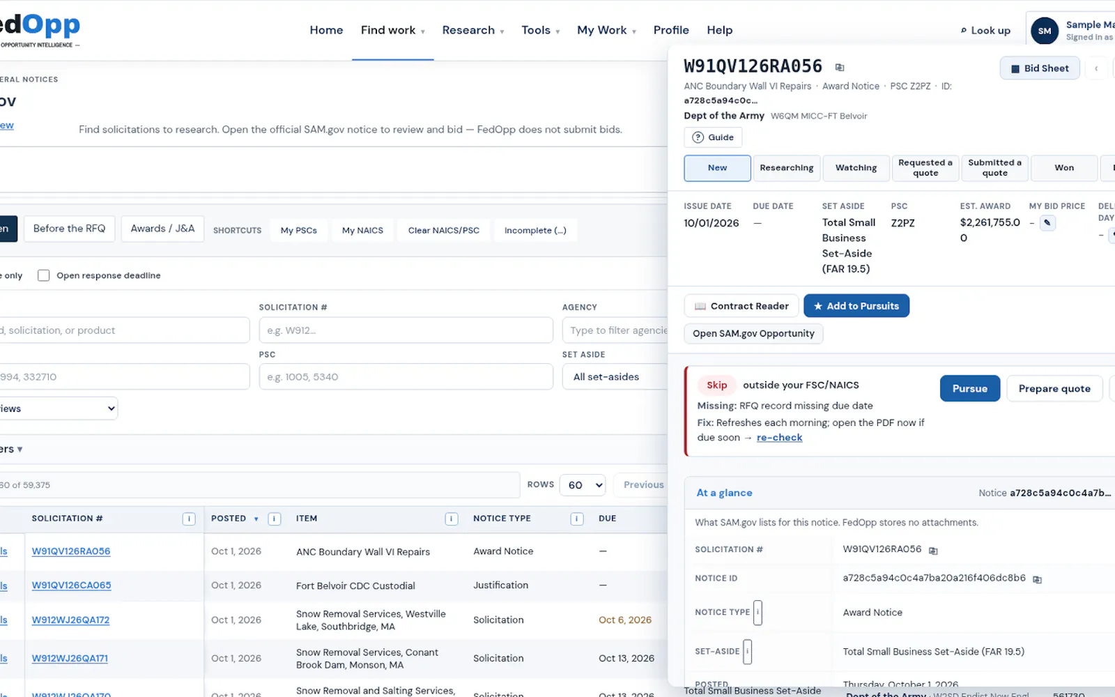 FedOpp screenshot 5