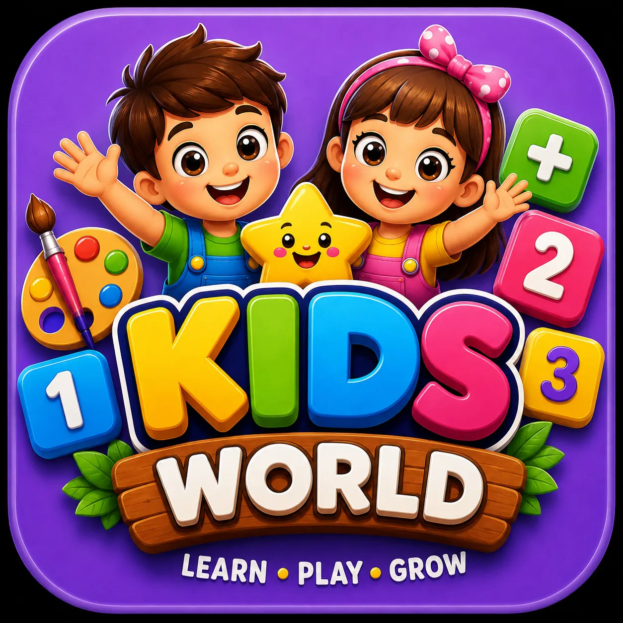 Kids World: Learn • Play • Grow