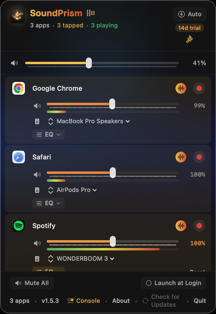 SoundPrism - Screenshot 3 showing product features and functionality