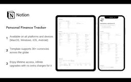 Notion Personal Finance Tracker media 1