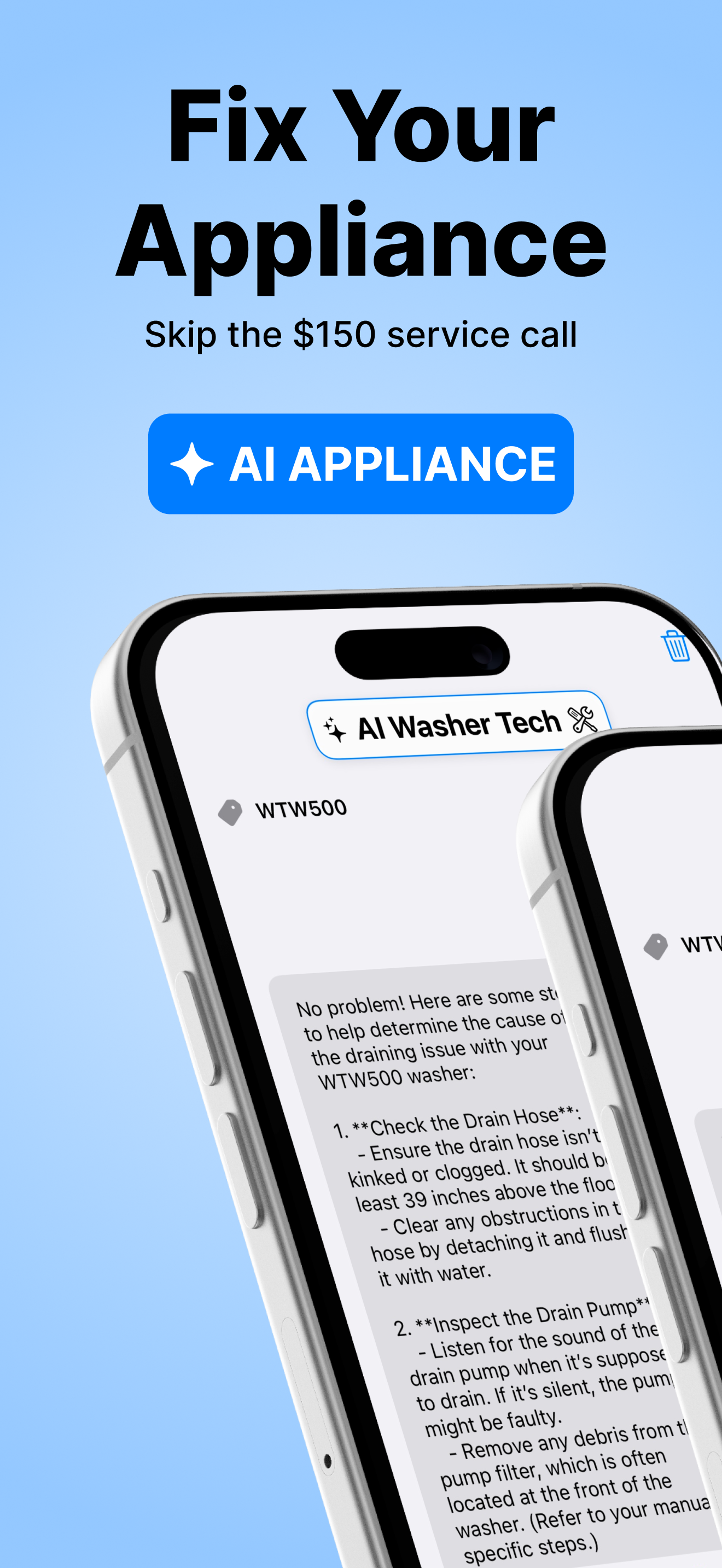 AI Appliance Tech（iPhone應用） - 即時幫助。沒有服務電話！ media 1