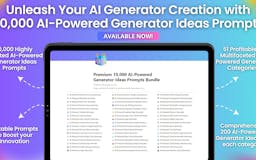10,000 AI-Powered Generator Idea Prompts media 2