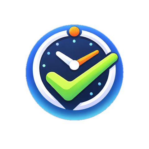 TimeCue - Product Hunt launch logo and brand identity