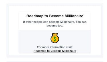 Roadmap to Become Millionaire gallery image