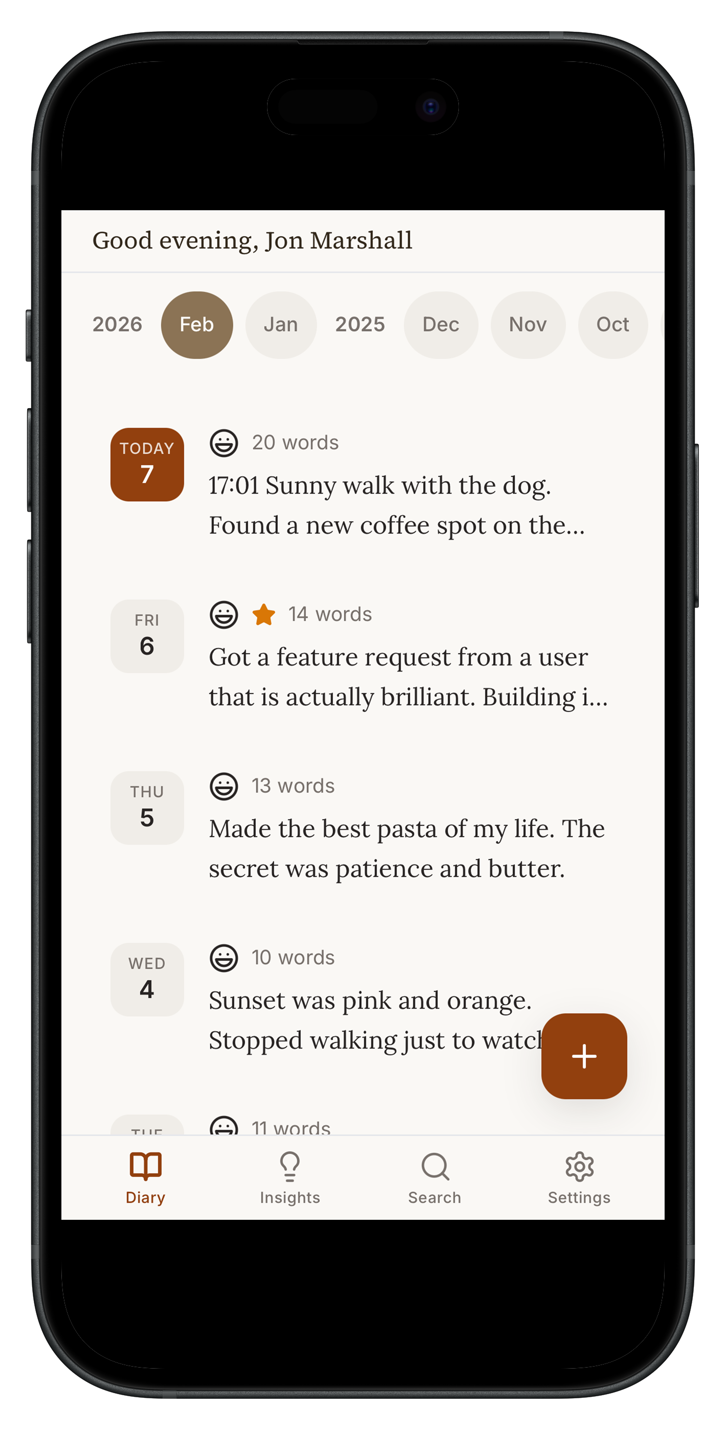 One Line Diary gallery image
