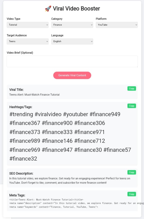 viral video boostter gallery image