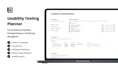 Usability Test Planner gallery image