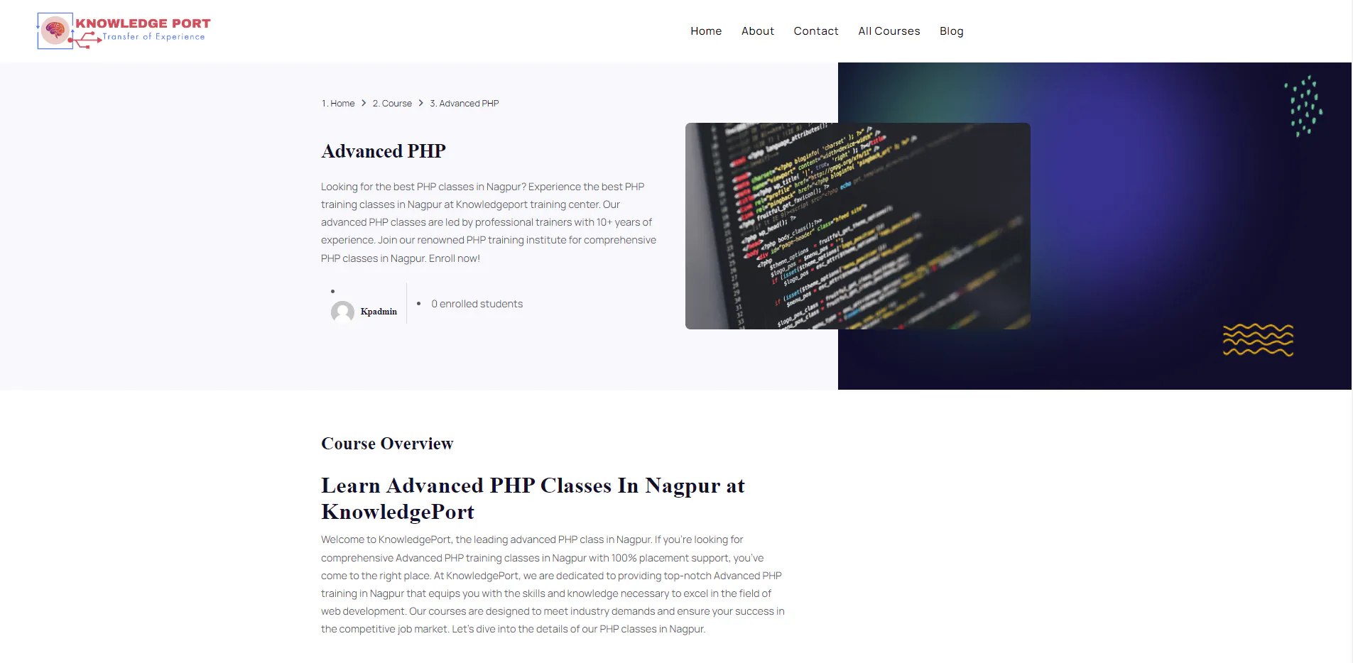 PHP Classes in Nagpur gallery image