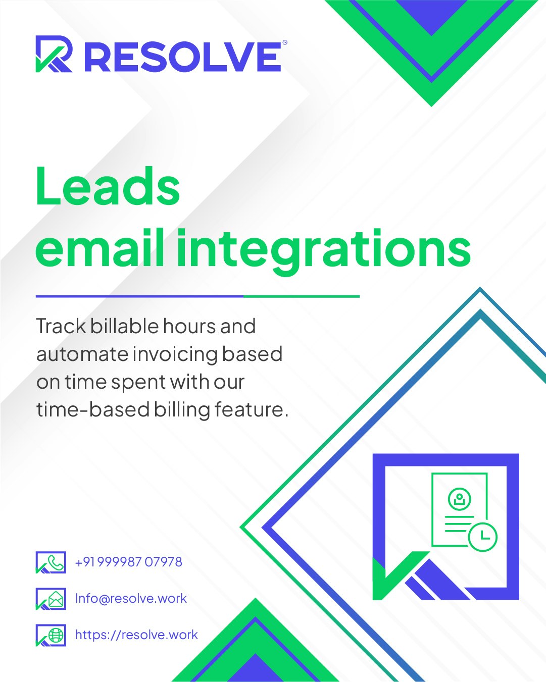 Resolve Work - Screenshot 5 showing product features and functionality