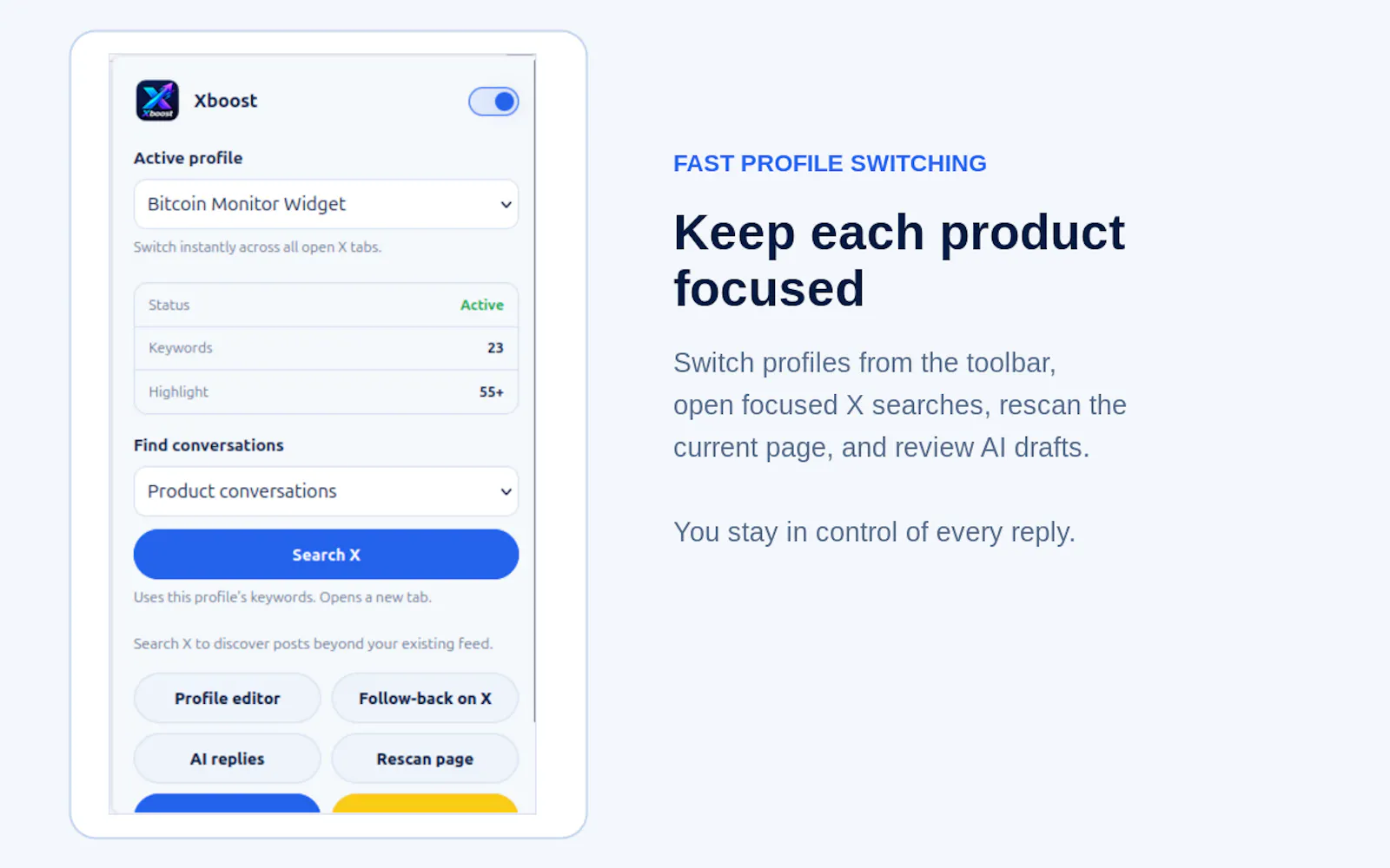 Xboost screenshot 1