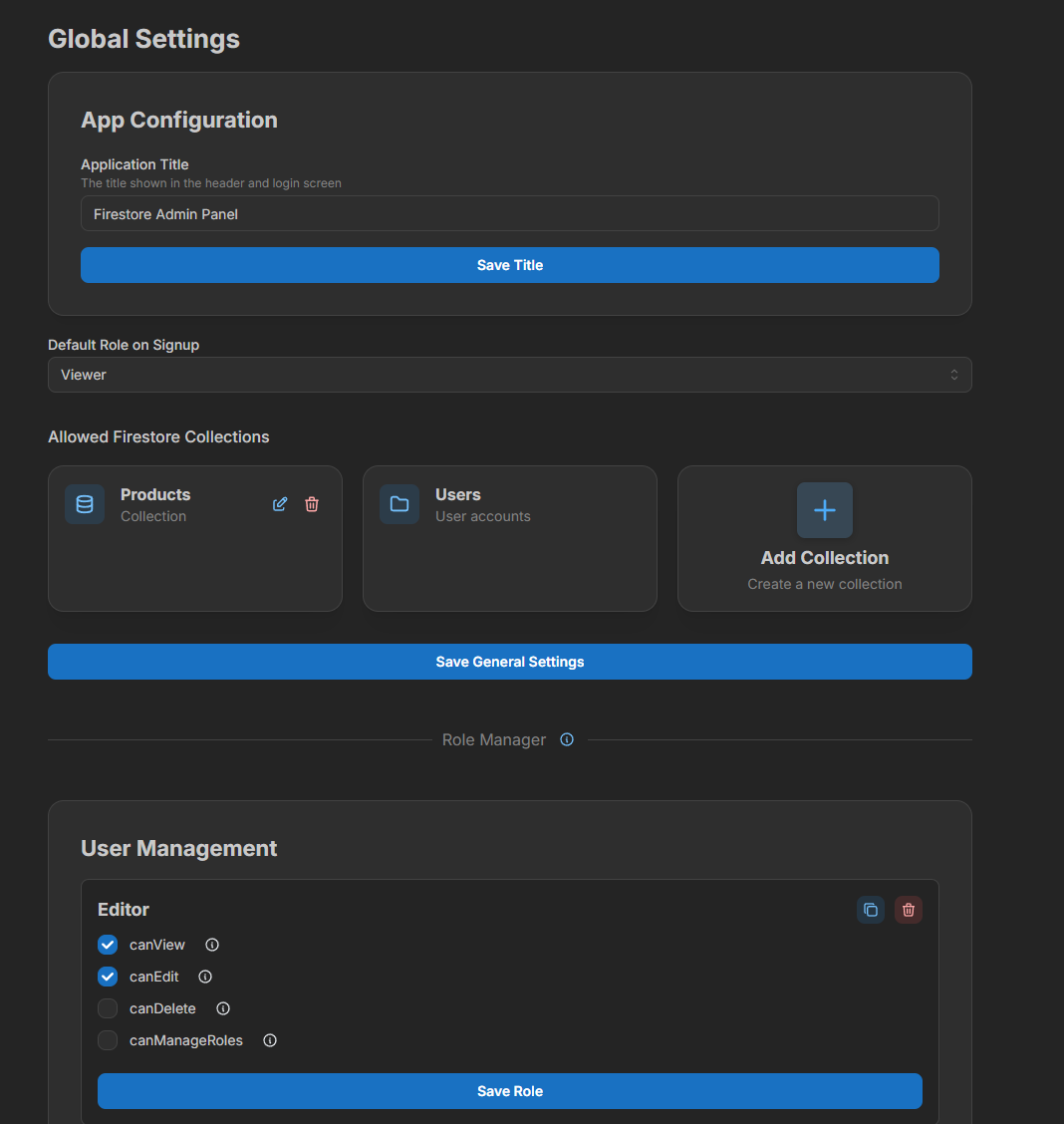 No-Code Firestore Admin Dashboard - Manage Firestore without the Firebase Console media 3