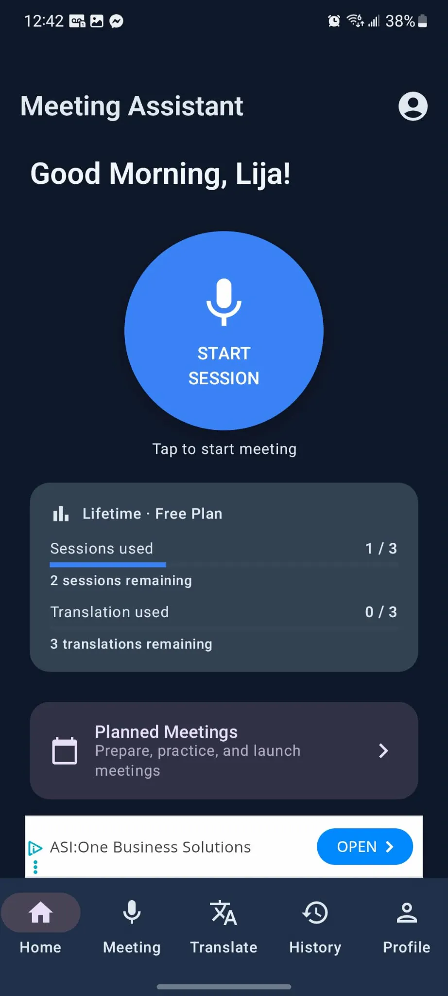 Meeting Assistant product banner