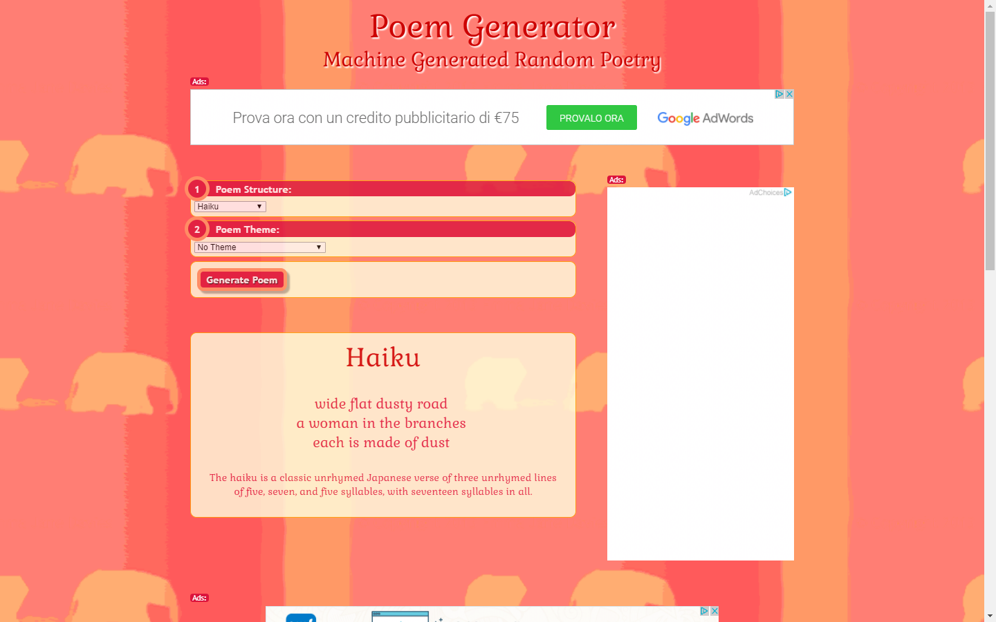 Poem Generator - Product Information, Latest Updates, Reviews 2023 | Product Hunt