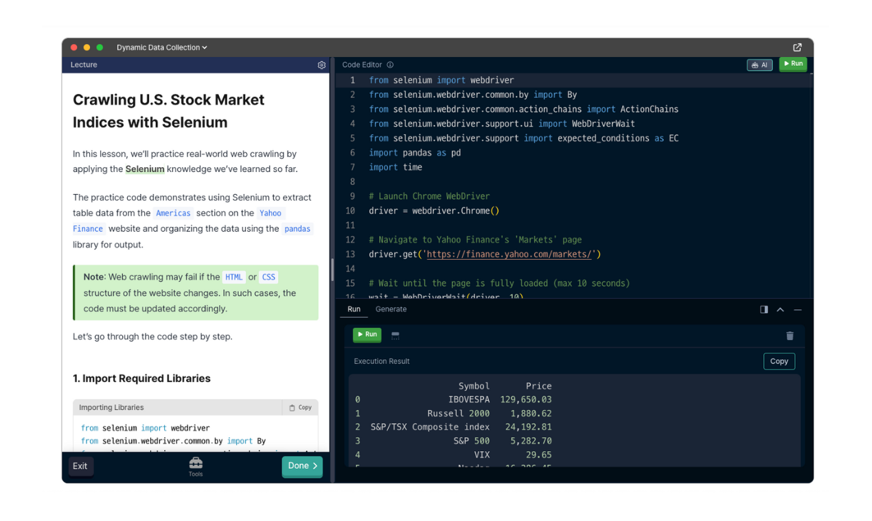 Mídia 13 de Codefriends |Plataforma de aprendizado - Aprenda codificação e IA, simplesmente.