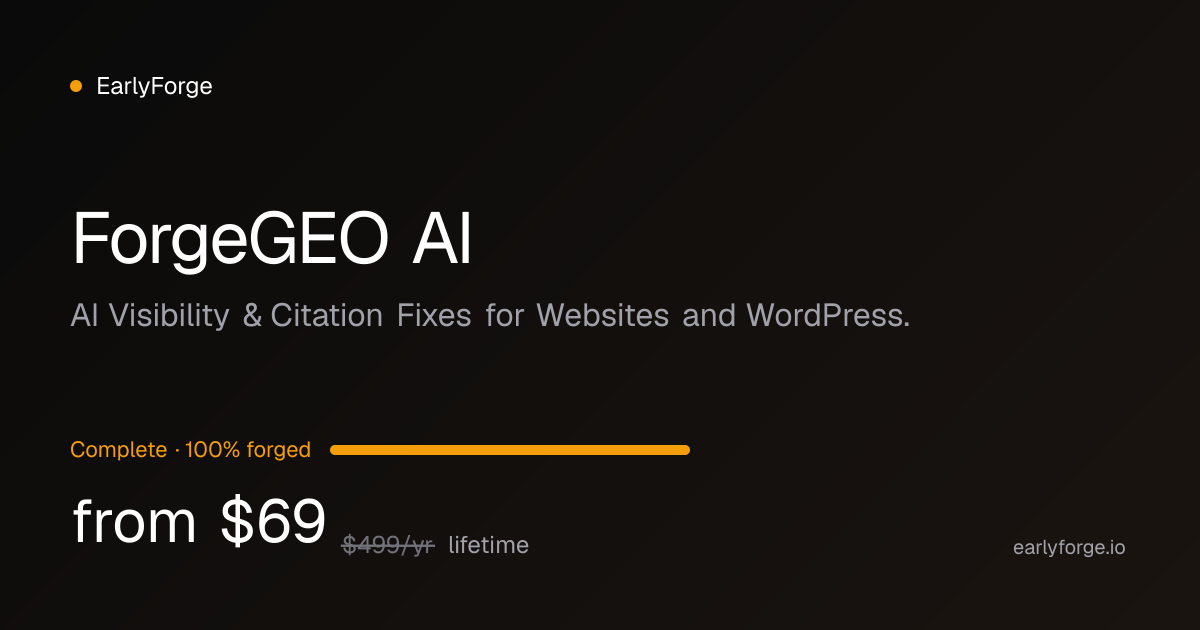 ForgeGEO AI gallery image