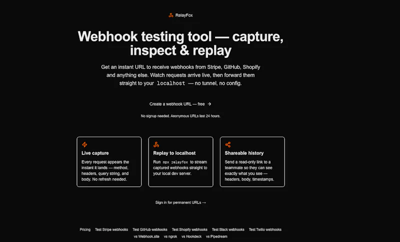 RelayFox screenshot 2