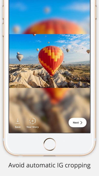Resize for Story - No Crop for Camera Roll Images gallery image