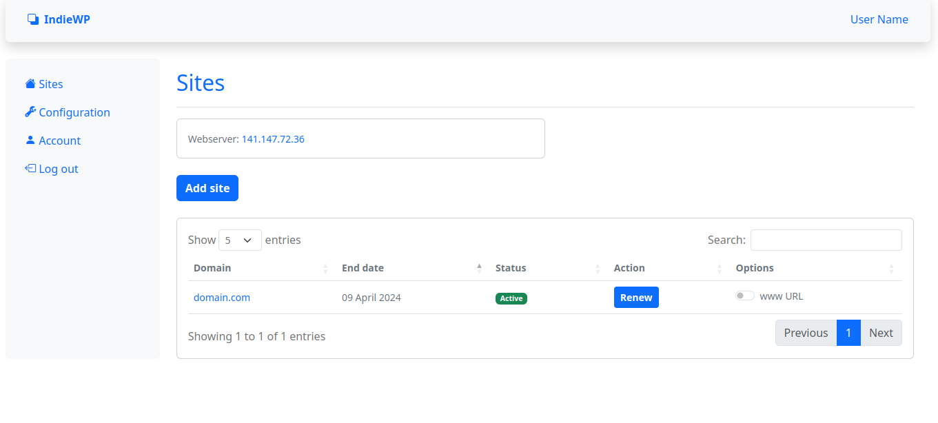 IndieWP.com - Prepaid managed WordPress in 5 minutes media 2