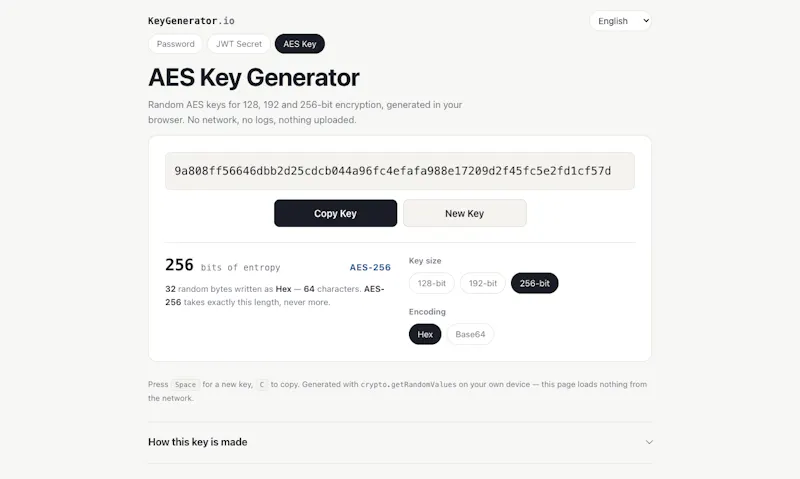 KeyGenerator.io screenshot 4