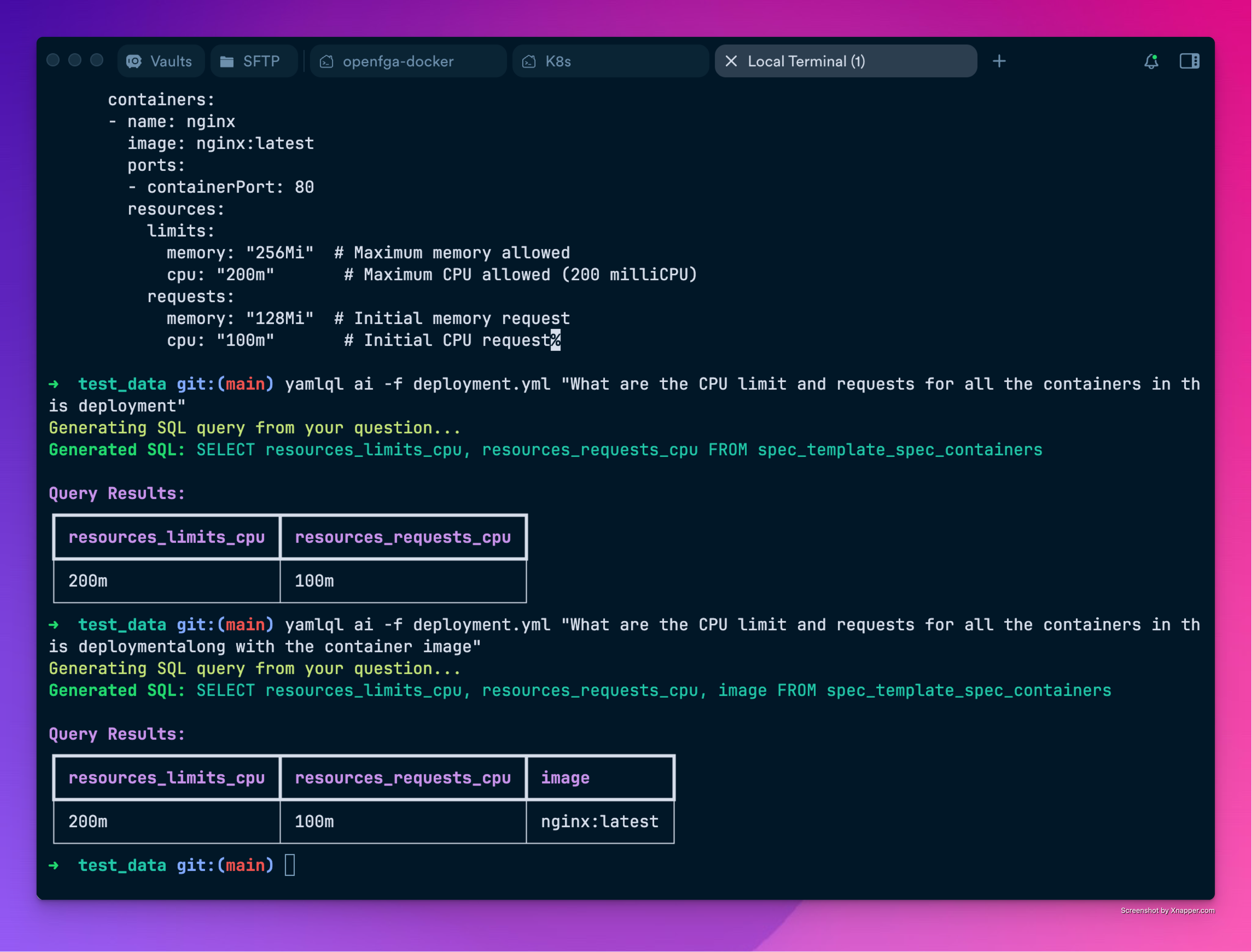 YamlQL media 2