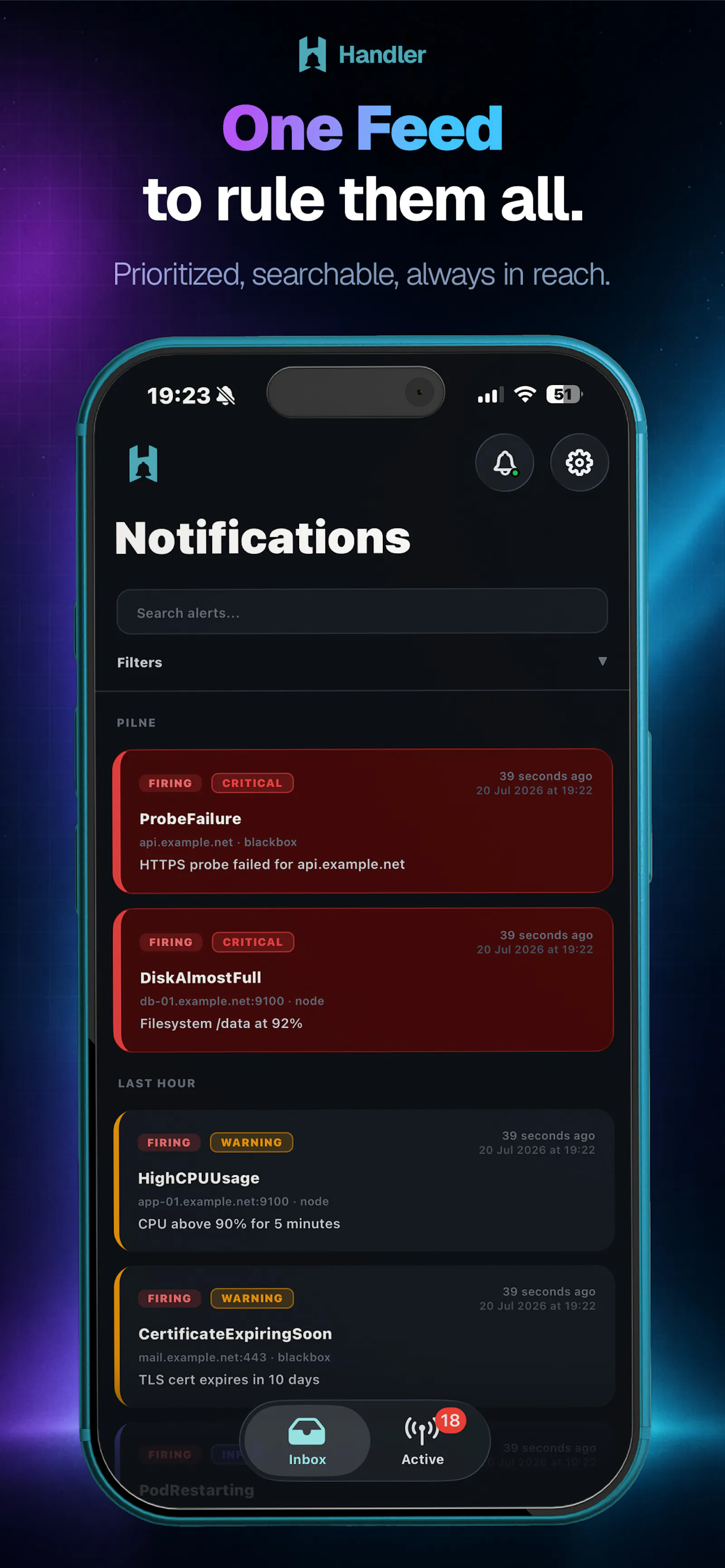 Handler Notifications screenshot 1