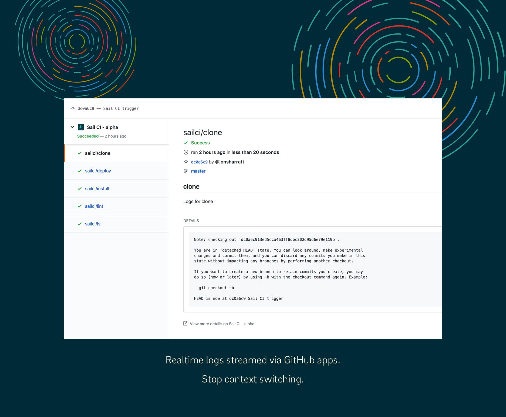 Sail CI gallery image