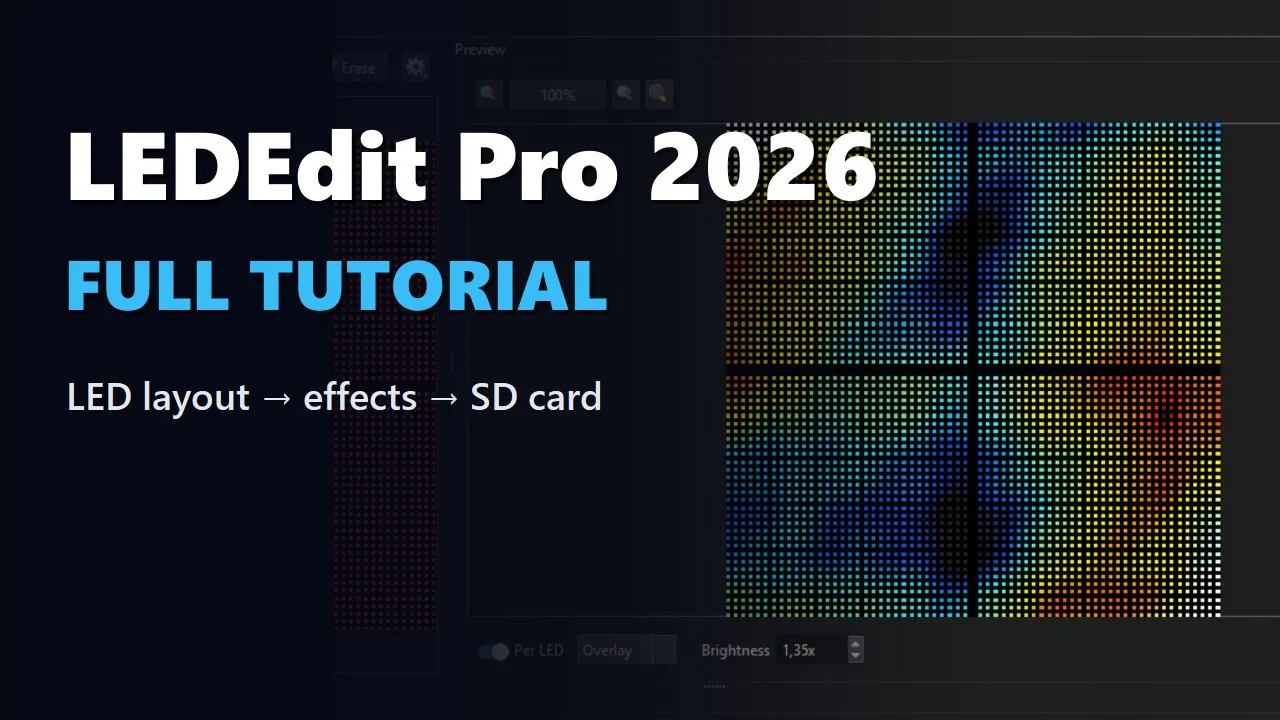 LEDEdit Pro 2026 · LED Controller Tool gallery image