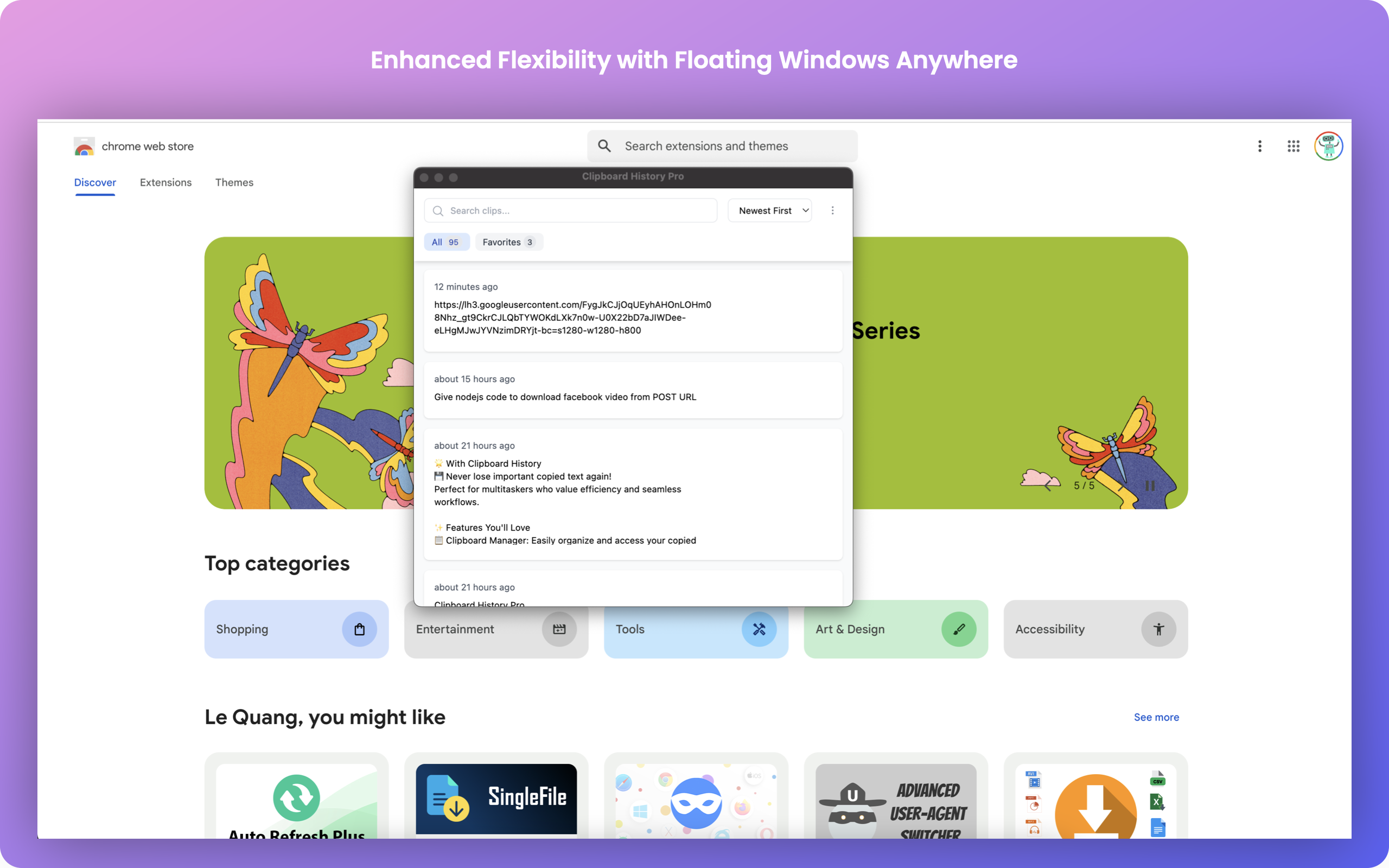 Trình quản lý clipboard Pro media 5