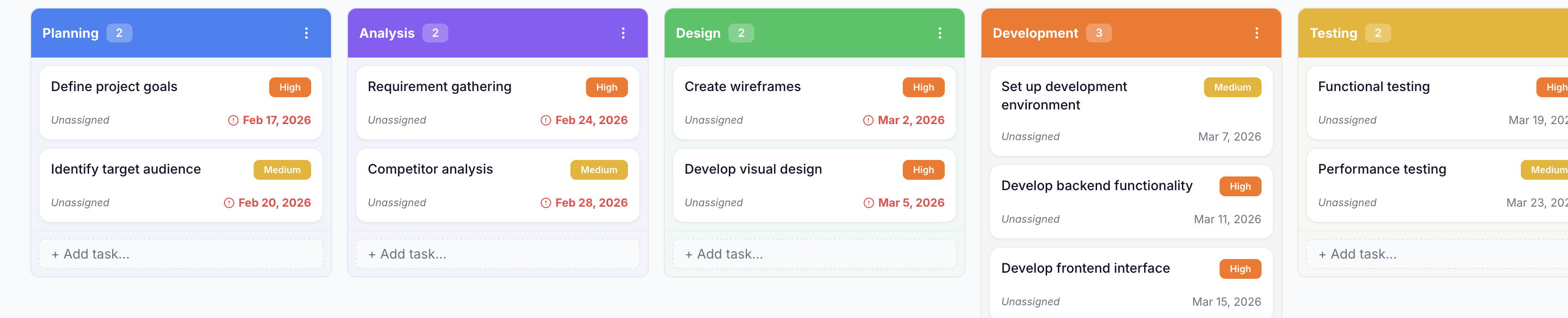 ProjectAI - Screenshot 5 showing product features and functionality