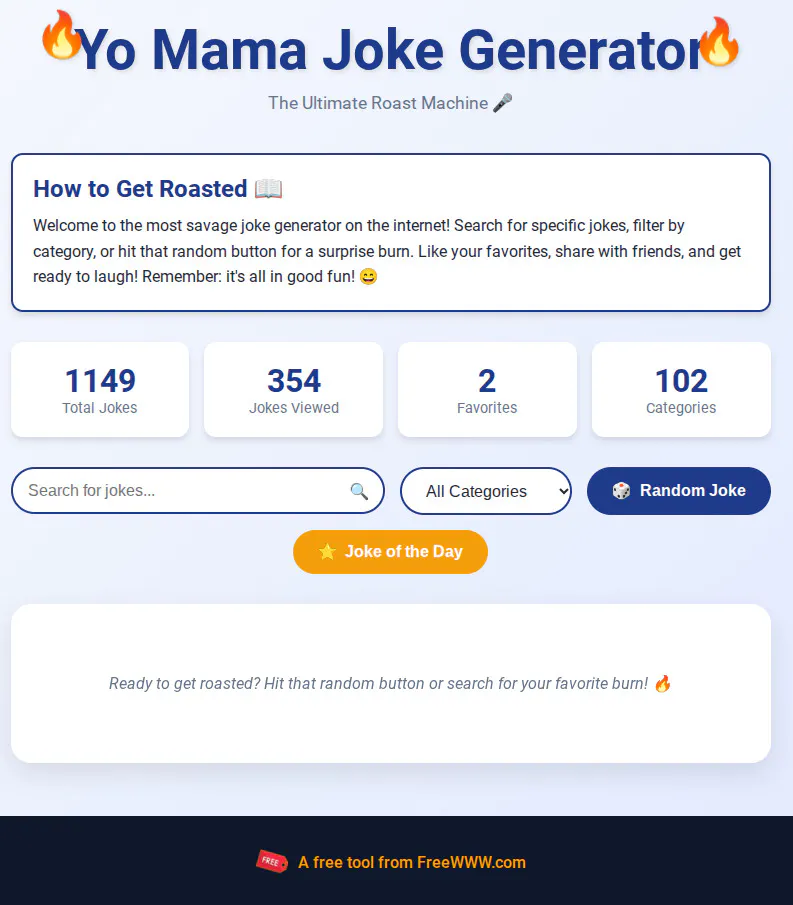 Yo Mama Joke Generator gallery image