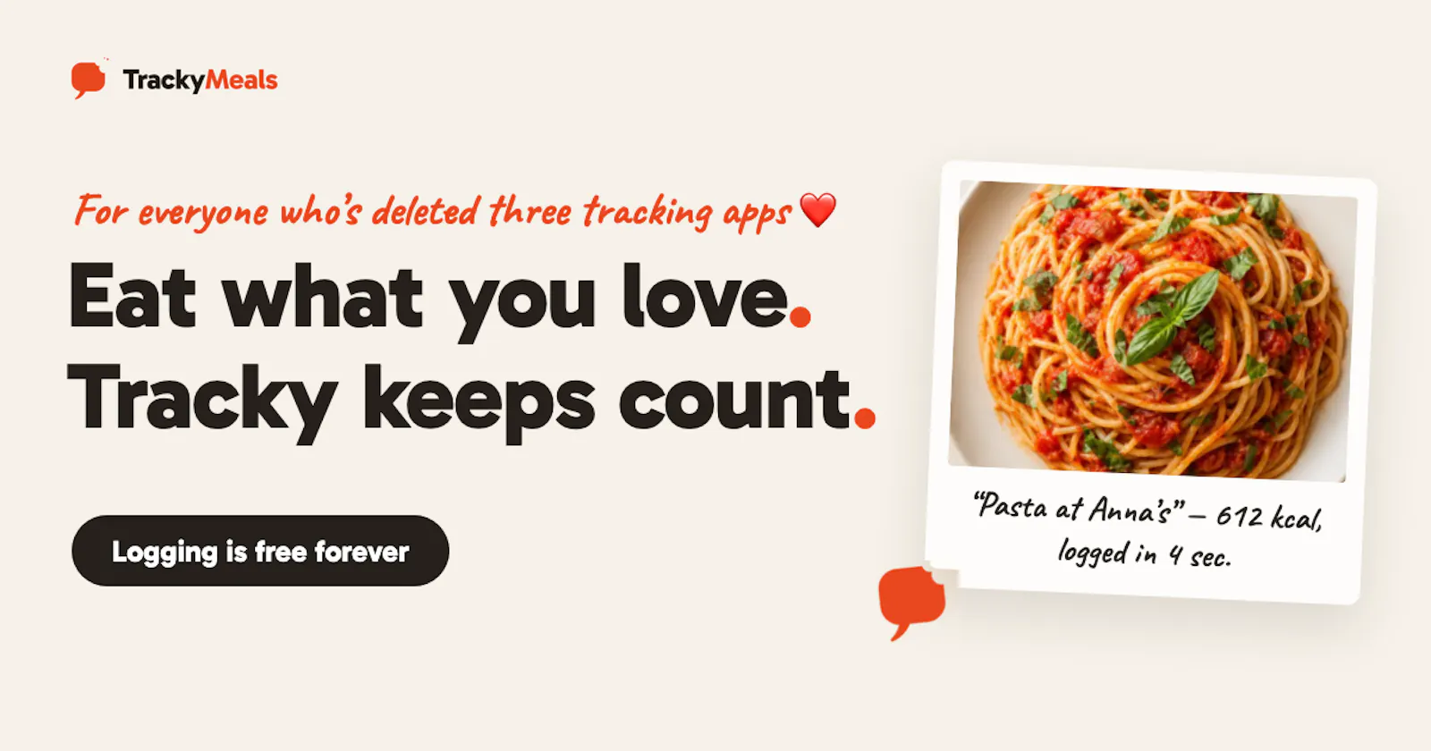 TrackyMeals screenshot 1