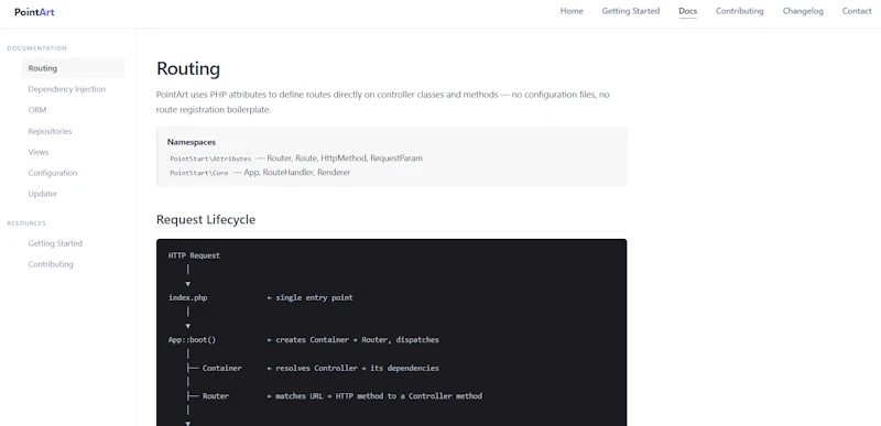 PointArt Framework screenshot 2